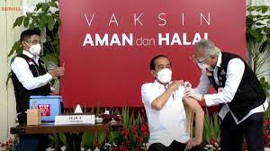 Dia menilai pernyataan tersebut bernada pesimisme. Jokowi Terima Suntikan Dosis Pertama Vaksin Covid 19 Sinovac