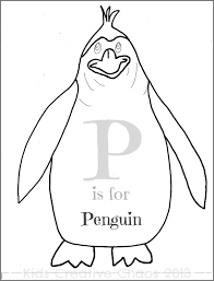 Baby animals coloring pages getcoloringpages. Penguin Printable Coloring Pages Letter P Winter Theme Adventures Of Kids Creative Chaos