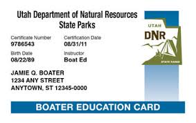 Utah Boating Laws Regulations Boat Ed
