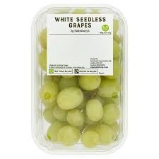 Calories in grapes come from carbohydrates as grapes are very high in sugar. Sainsbury S White Seedless Grapes 500g Sainsbury S