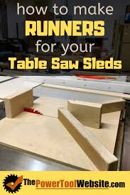 How To Make Table Saw Runners The Power Tool Website In 2020 Woodworking Projects Unique Easy Woodworking Projects Woodworking Techniques