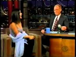 She tore ligaments in her leg and couldn't act, but that's not the worst part of it for salma. Salma Hayek On Letterman Breasts Youtube