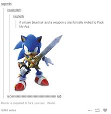 Blonde haired/blue eyed people can be found in some parts of the asian continent, though it is not the norm. If U Have Blue Hair And A Weapon You Are Formally Invited To Fuck My Ass Sonic The Hedgehog Know Your Meme