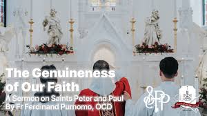 By the late 1860s, a new church was needed and the church of saints peter and paul was erected. The Genuineness Of Our Faith By Fr Ferdinand Purnomo Ocd Spp Church Sg Youtube