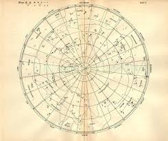 image result for blank star chart old fashioned celestial