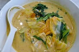 1/2 batang karot, hiris nipis. Kangkung Kobis Keledek Masak Titik Lemak Picture Of Amy Heritage Nyonya Cuisine Melaka Tripadvisor