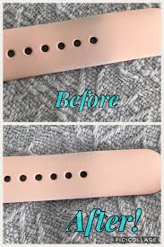 Take note of any areas with added dirt build up, and apply pressure while scrubbing. Magic Easer For Cleaning An Apple Watch Band Apple Watch Iphone Apple Watch Stand Apple Watch Apps