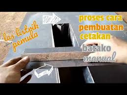 Bikin cetakan paving dari kayu associateslinoa. Proses Cepat Mudah Bikin Cetakan Batako Manual Youtube