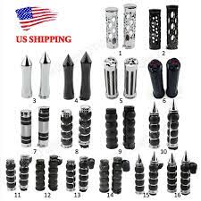 1 Motorcycle Handle Bar Hand Grips For Harley Davidson Road King Softail Custom Harley Davidson Custom Choppers Custom Motorcycles Bobber Sportster Chopper