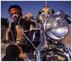 Jimi Hendrix Pickelhaube And A Really Nice Bike Jimi Hendrix Hendrix Harley Davidson Panhead