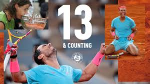 The world no 2 equals roger. Rafael Nadal Clinches Historic Win At Roland Garros Atp Tour Tennis