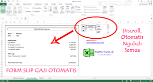 By use it, you can upgrade your abilities smartly. Tutorial Cara Membuat Slip Gaji Otomatis Dengan Excel