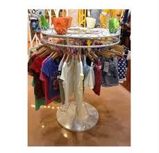 Replace a damaged or add an additional level of display space to any one of our 36 round clothing rack with this 36 diameter and.5 x 1.25 ( w x h ) display rail. Buy Round Rotating Clothes Rack Off 65
