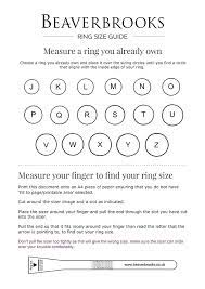 With a ruler, measure the length from the starting end of the string/paper to the pen mark. Ring Size Chart Uk How To Measure Ring Size Beaverbrooks