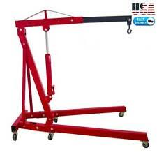 The hoist can hold 4000lbs of weight when closed and 1000 lb when extended. 2 Ton 4000 Lb Engine Motor Hoist Cherry Picker Shop Crane Lift Pittsburgh For Sale Online Ebay