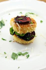 Amuse Bouche Fried Goat Cheese Stacks Fried Goat Cheese Recipes Food