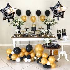 The dessert table is incredible!! No Diy Class Of 2019 Decoration Blue Gold Graduation Decorations Congrats Grad Graduation Party Decorations Blue