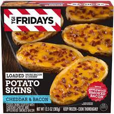 Tgi friday's cheddar and bacon potato skins. Tgi Fridays Loaded Bacon Cheddar Potato Skins 13 5 Oz Fred Meyer