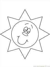 Sun coloring pages for preschoolers. Pin On Basteln