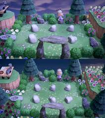 My Take On The Rock Garden Animalcrossing Animal Crossing New Animal Crossing Garden Animals