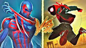 Miles Morales vs Spider-Man 2099 | Versus battle | Who will win | In Hindi  | Superhero Cosmos | - YouTube