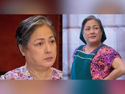 Gina Alajar looks perfect for her role as the generous old lady