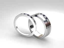 Palladium Wedding Band Set Blue Sapphire Diamond Mens Wedding Band Diamond Ring Diamond Weddin Wedding Band Sets Palladium Wedding Band Mens Wedding Bands