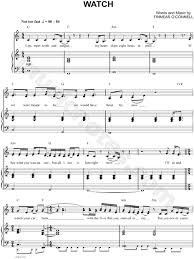 Billie Eilish Watch Sheet Music In C Major Transposable Download Print Sheet Music Billie Eilish Violin Sheet Music