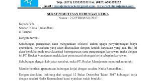 Untuk lebih jelasnya, berikut contoh surat pemberhentian kerja sementara tersebut: Download Contoh Surat Pemecatan Karyawan Secara Tidak Hormat