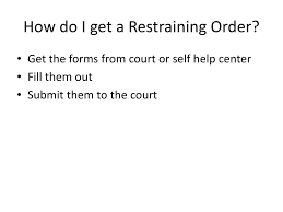 Therefore, you have the right to a repair or replacement free of charge, or if this turns out to be too difficult or costly, you may be offered a price. Restraining Orders For Teens Ppt Download