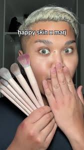 trying out new brushes from @happyskinphil x @marj 😱🤔 #beauty #makeup  #seananthony #viralmakeup #beautytips #makeuptutorial