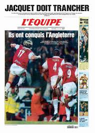 How many people visit lequipe.fr each day? Cover From May 05 1998 From The Newpaper L Equipe Coupe Du Monde Psg France