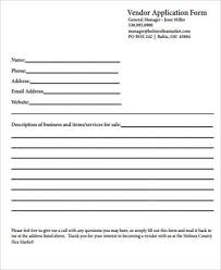 To be considered as a supplier for deyaar, you are kindly requested to fill the vendor registration forms and send them back to us. Free 9 Sample Vendor Application Forms In Ms Word Pdf