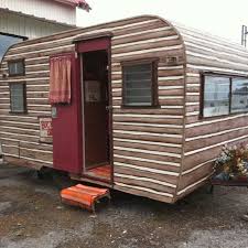 Pin By Robby Russell On My Log Look Camper Trailers Trailer Remodel Remodeled Campers