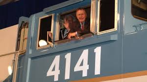 The locomotive, which is painted to match air force one, is expected to arrive by april according to ceo of the george & barbara bush foundation max angerholzer. President George H W Bush S Beloved Train To Arrive At Texas Home This Spring Nbc 5 Dallas Fort Worth