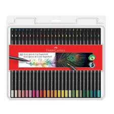 Caixa De Lapis De Cor Faber Castell 50 Cores Foto 1 Lapis De Cor 50 Cores Supersoft Faber Castell Lapis De Cor Coisas De Papelaria Material De Desenho