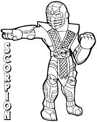 Here's straightforward guide to assembling my scorpion's mk11 kunai design. Mortal Kombat Scorpion Coloring Page Free Printable Coloring Pages For Kids