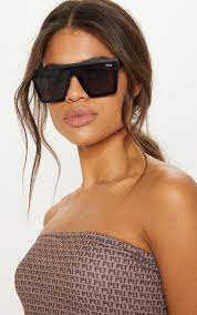 quay australia black dont at me square sunglasses flat top sunglasses sunglasses women fashion quay australia sunglasses