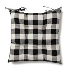 Black And White Buffalo Check Chair Pads Food Network Buffalo Check Chair Pad Buffalo Check Chair Chair Pads Buffalo Check Curtains