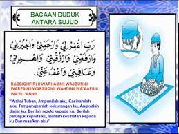 * tambahkan makmuman (mengikut imam), jika sembahyang berjemaah Bacaan Duduk Antara Sujud Dalam Solat Youtube