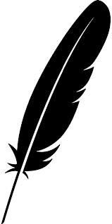 Bird Feather Clipart Black And White Free Image On Pixabay Feather Silhouette Sticker Silhouette Free Eagle Silhouette Eagle Feathers