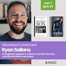 Ryan Sallans, MA is an inspirational transgender speaker and author who  specializes in inclusion, diversity, and healthcare. For the past 20 years,  Ryan has worked in the fields of eating disorder recovery,