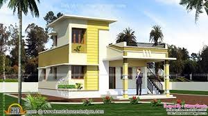 Kerala Home Design And Floor Plans Kerala House Design 2bhk House Plan Flat Roof House Designs