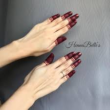 Red Henna Hennabelle Instagram Finger Henna Designs Mehndi Designs For Fingers Latest Mehndi Designs