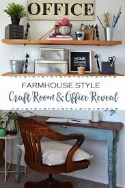 Make time and room for your sewing projects, never has a work place looked so inviting. The Happily Ever After Farmhouse Craft Room Office Reveal Harbour Breeze Home