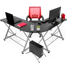 See more ideas about l shape desk, home office furniture, l shaped desk. Best Choice Products Modular L Shape Desk Workstation For Home Office W Wooden Tabletop Keyboard Tray Black Walmart Com Walmart Com
