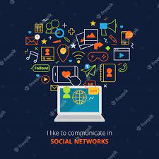 This poster will allow your students to become easily engaged in an excellent introductory into networks. Free Vector Social Media Poster With Computer And Network Line Abstract Icons Set