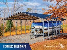 Build the roof out of 3/4″ plywood sheets and lay them to the rafters, as described in the diagram. Metal Carports Steel Carports Metalcarports Com