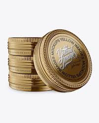 Four Metal Round Tin Boxes Mockup In Box Mockups On Yellow Images Object Mockups In 2020 Box Mockup Mockup Free Psd Mockup Psd
