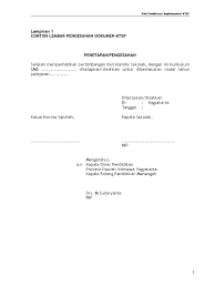 Lembar pengesahan penguji sekolah/tempat studi. Lembar Pengesahan Doc